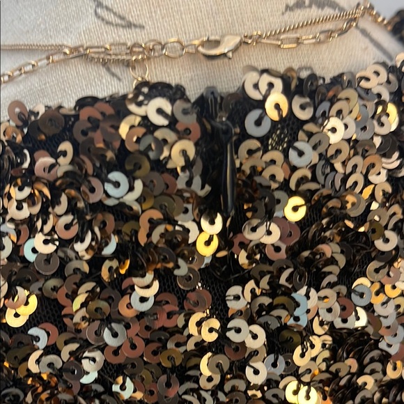 Lulus | Brand New You Gold Sequin Bodycon Mini Dress Size XS Homecoming Dress - Picture 8 of 12